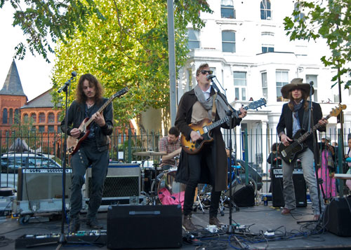 Powis Square Festival - The Band With No Name, featuring local hero Gus Robertson and Razorlight’s Johnny Borrell.